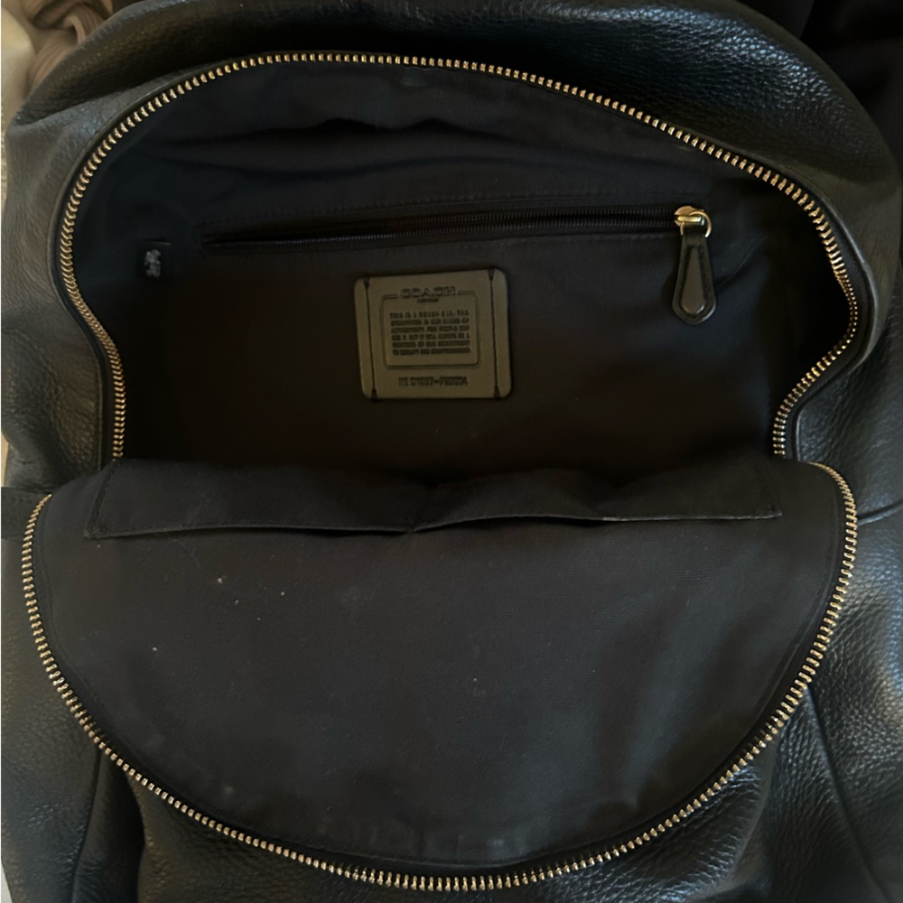Coach Leather Backpack - image 7